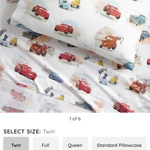 Cars the movie pottery barn sheets